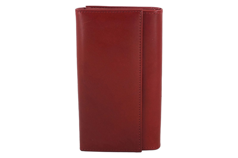 Damski portfel skórzany - Barberini's - Czerwony