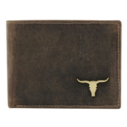 Wild portfel męski skóra naturalna rozbudowany kompaktowy