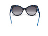 Okulary JUST CAVALLI JC789S-55B. Okulary przeciwsłoneczne, Kolor niebieski szary. Kobieta.