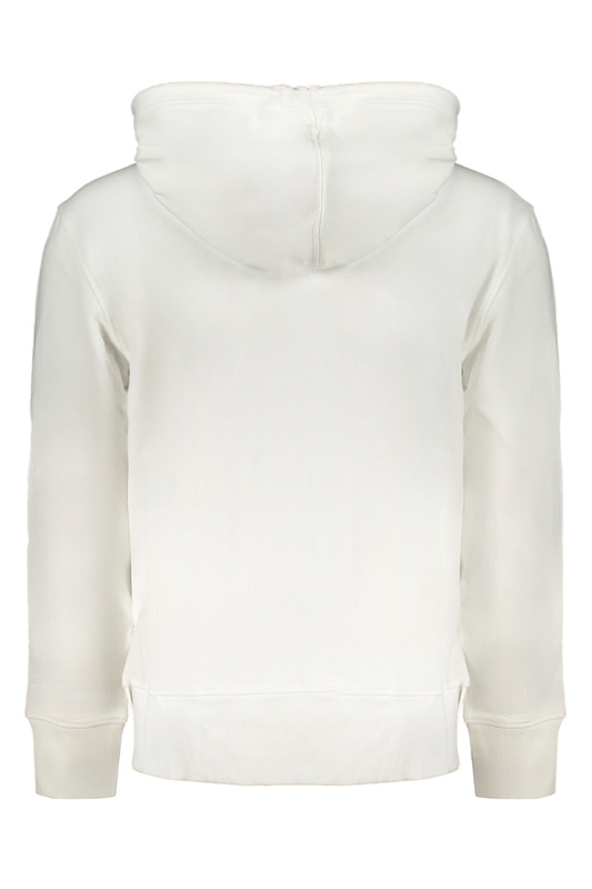 BIAŁA BLUZA MĘSKA Z ZAMKIEM CALVIN KLEIN