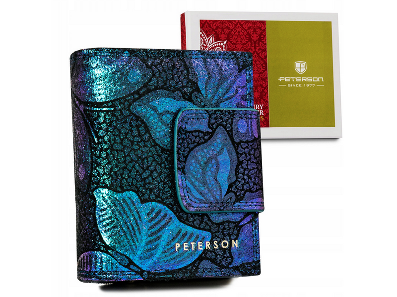 Skórzany damski portfel Peterson PTN 42329-ONBF