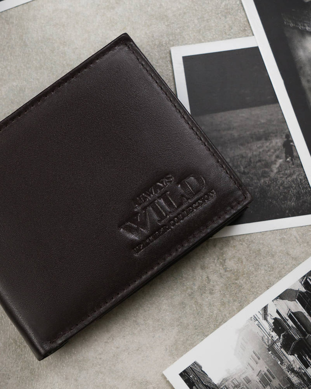 Always Wild męski portfel skóra naturalna poziomy rozbudowany system RFID