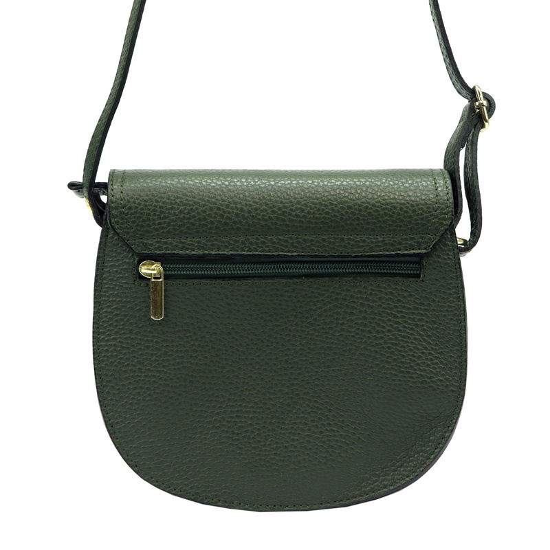 Gregorio skórzana damska listonoszka torebka zamykana klapą na magnes