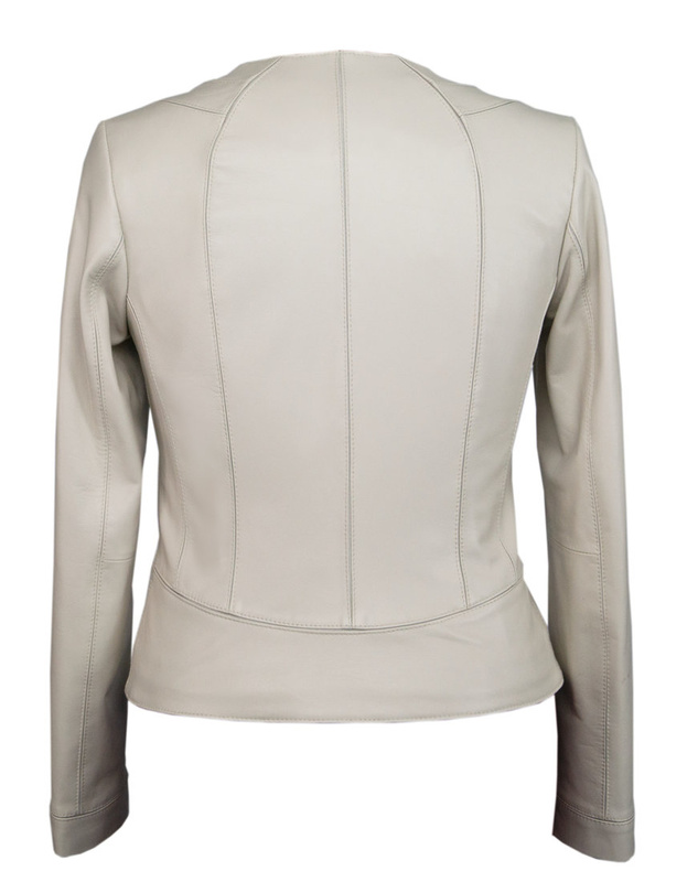 Bukowski Kurtka skórzana Adele damska suwak casual stylowa