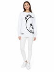 Biała bluza Moschino 1927A171681110001 damska i męska
