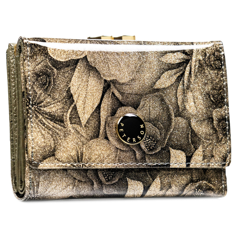 skóra naturalna + Damski portfel ze skóry ekologicznej Peterson PTN PS15-09-FDS