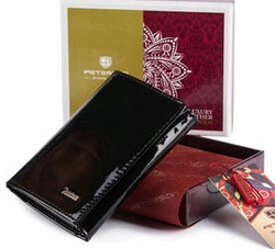 Skórzane etui na dokumenty bez zapięcia - Peterson