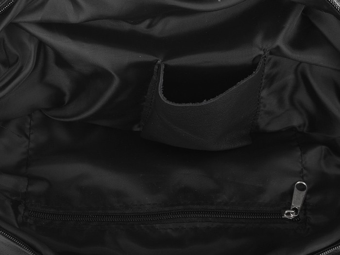 Brązowy plecak skórzany damski POLSKI B5 z klapą S41