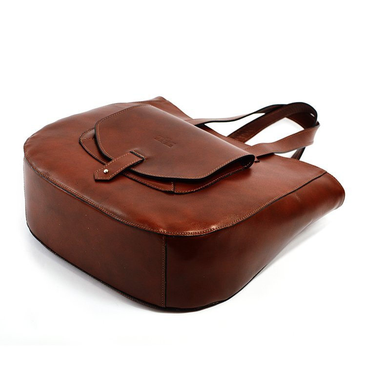 Torebka skórzana na ramię duża damska shopperbag