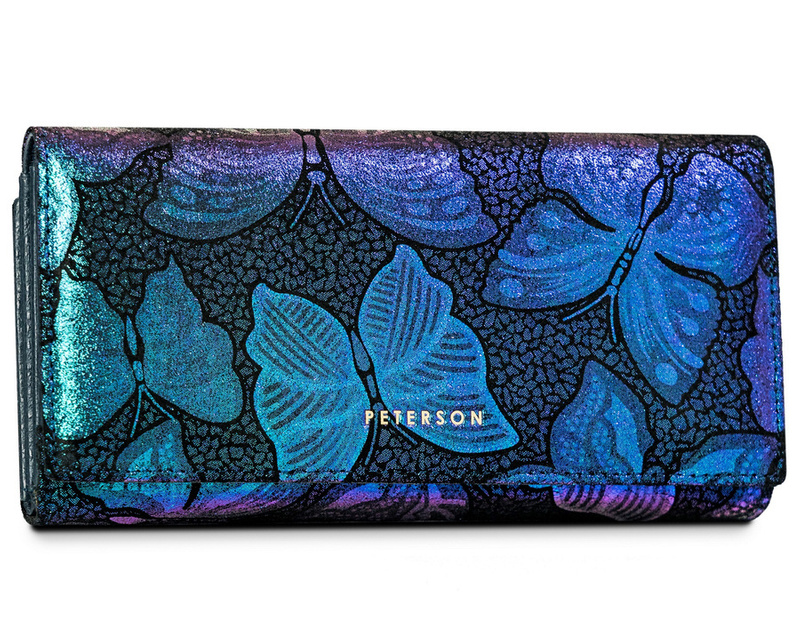 Skórzany damski portfel Peterson PTN 42100-ONBF
