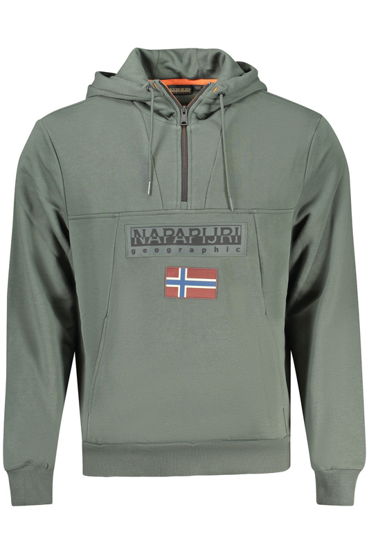 BLUZA NAPAPIJRI BEZ ZAMKA MĘSKA ZIELONA