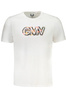T-SHIRT MĘSKI Z KRÓTKIM RĘKAWEM GIAN MARCO VENTURI BIAŁY