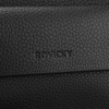 Saszetka męska do ręki wykonana ze skóry ekologicznej w czarnym kolorze - Rovicky