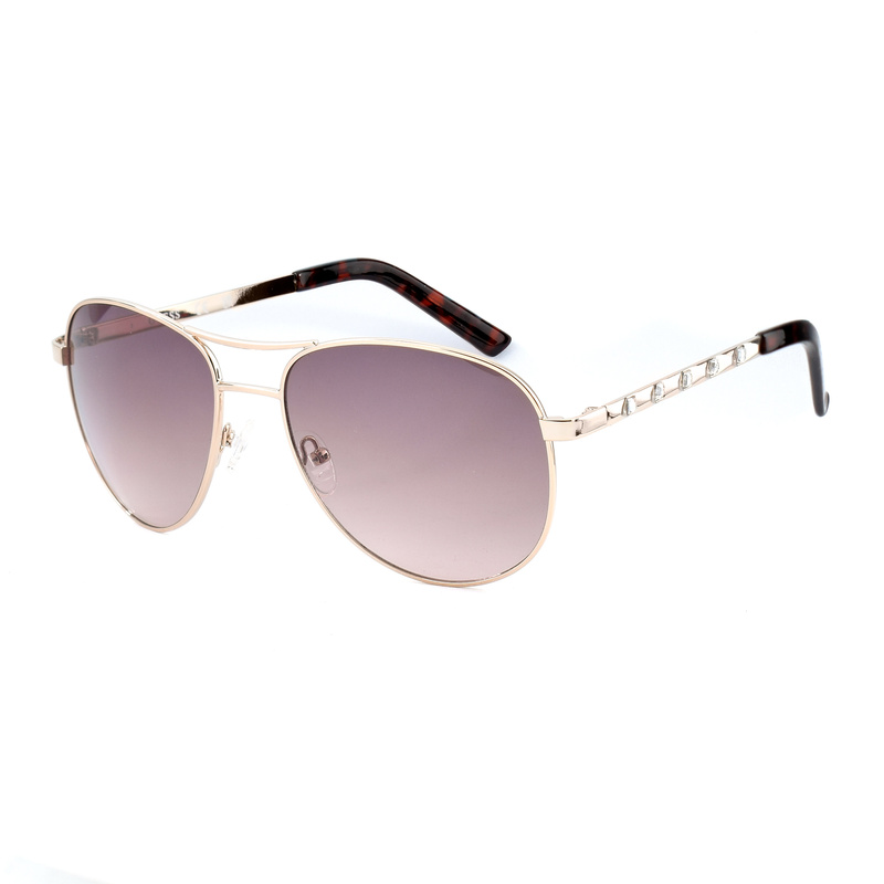 Okulary GUESS GF0408-6132F. Okulary przeciwsłoneczne, Kolor złoty. Kobieta.