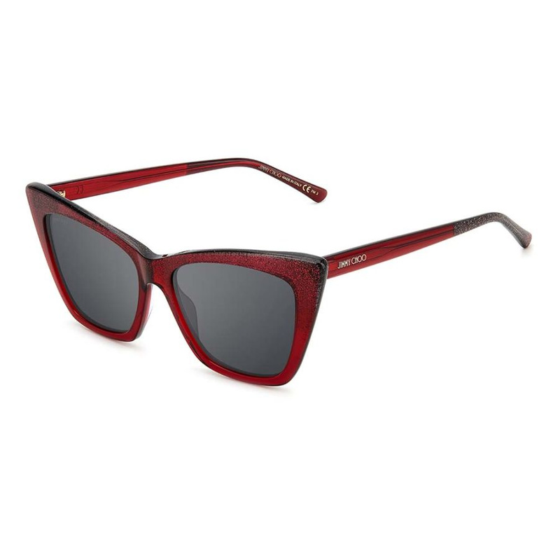 Okulary JIMMY CHOO LUCINE-S-DXL. Okulary przeciwsłoneczne, Kolor czerwony. Kobieta.