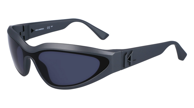 Okulary KARL LAGERFELD KL6128S-024. Okulary przeciwsłoneczne, Kolor szary. Unisex.