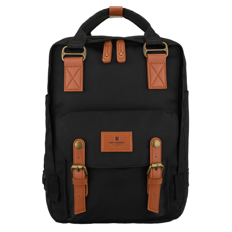 Materiałowy plecak męski Peterson PTN GAMMA