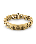 Biżuteria GUESS JUM01325JWAGS. Bransoletka, Kolor złoty. Mężczyzna.