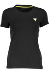 GUESS JEANS T-SHIRT DAMSKI Z KRÓTKIM RĘKAWEM CZARNY