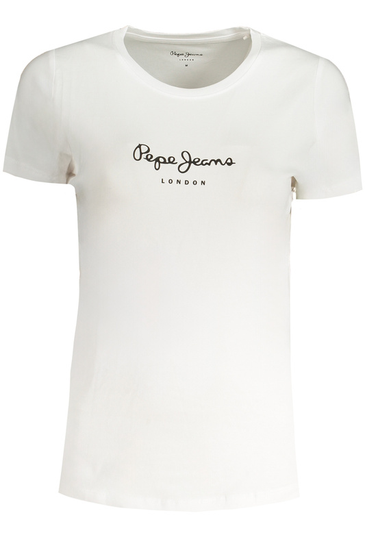 PEPE JEANS DAMSKA KOSZULKA Z KRÓTKIM RĘKAWEM BIAŁA