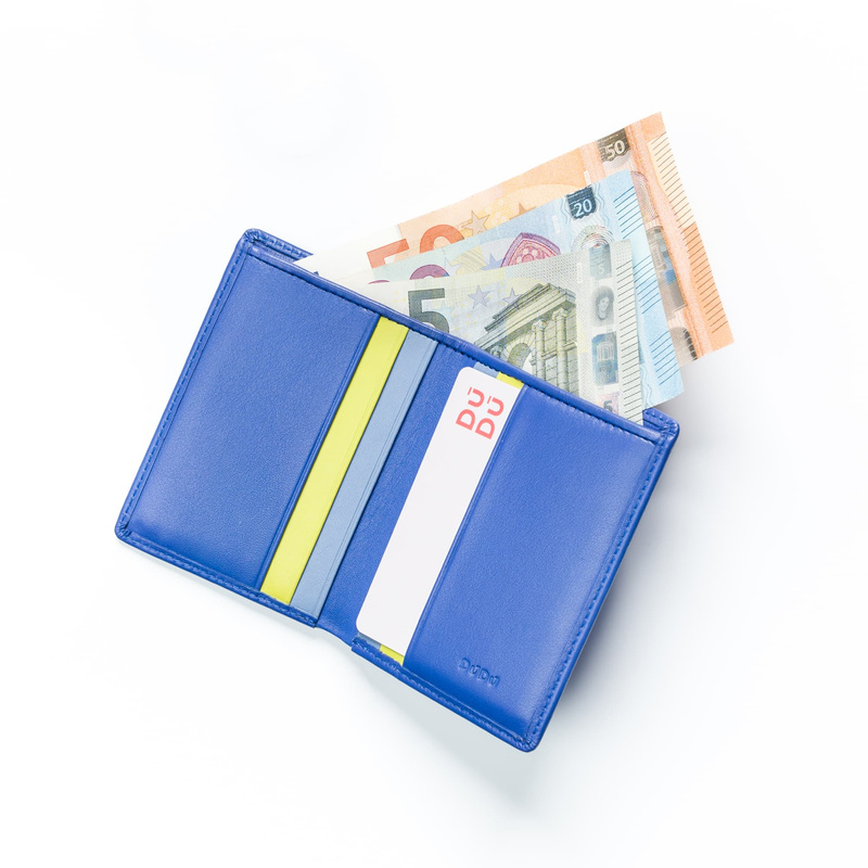Męski portfel skórzany dla kart i banknotów DUDU