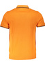 M�SKA POMARA�CZOWA KOSZULKA POLO Z KR�TKIM R�KAWEM HARMONT&BLAINE