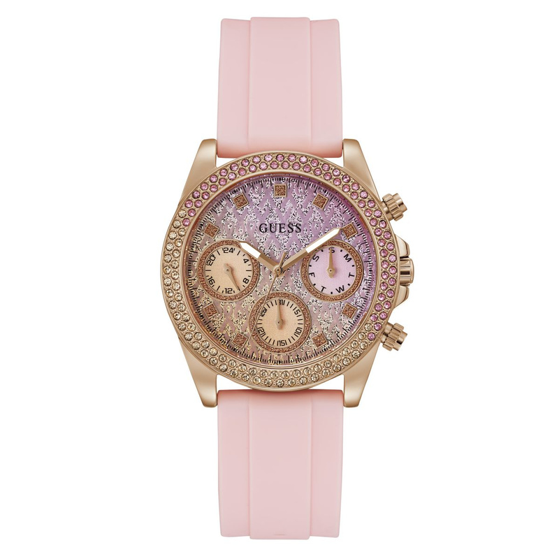 Zegarek GUESS GW0032L4. Kwarcowy, Kolor czerwony. Kobieta.