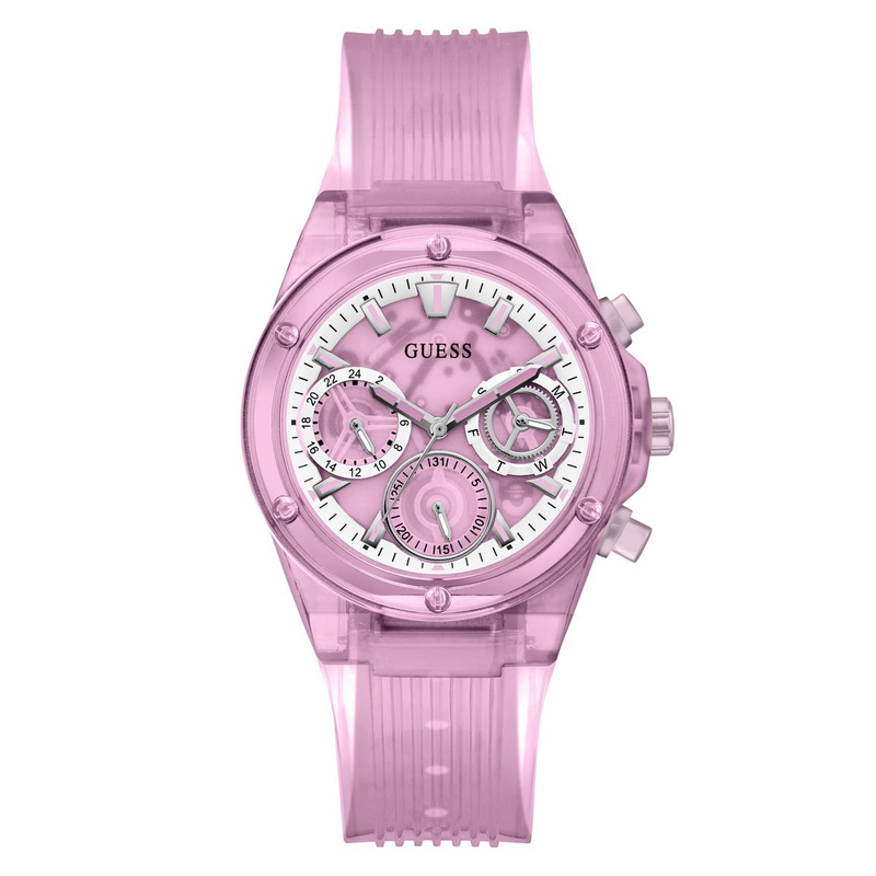 Zegarek GUESS GW0438L2. Kwarcowy, Kolor różowy. Kobieta.