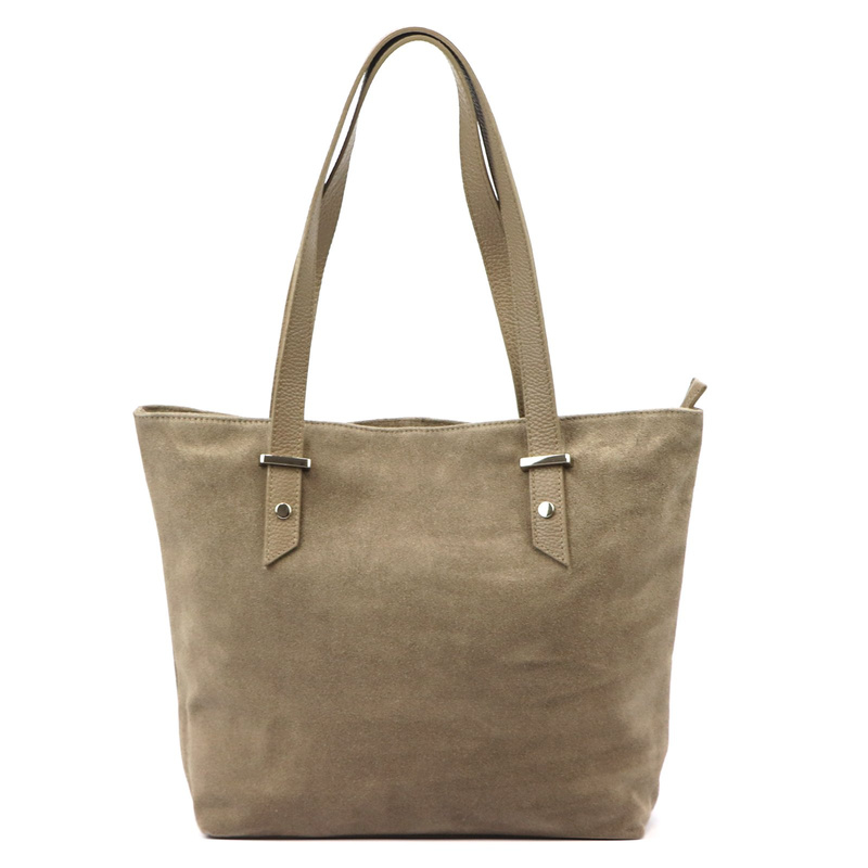 Vera Pelle skórzana damska shopperbag torebka na ramię z organizerem