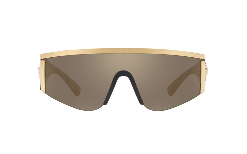 Okulary VERSACE VE2197-10005A. Okulary przeciwsłoneczne, Kolor złoty. Unisex.