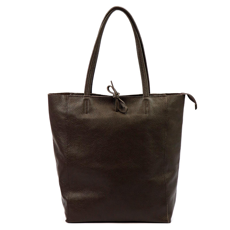 Patrizia damska shopperbag skóra naturalna duża torebka na ramię troczek