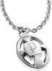 JEWELER'S POLICE PJ25319PSS-01. Naszyjnik, Kolor szary. Mężczyzna.