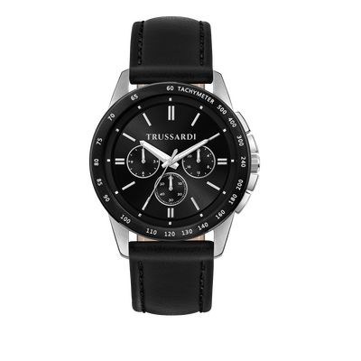 Zegarek TRUSSARDI R2451153002. Kwarcowy, Kolor czarny. Mężczyzna.