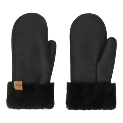 Ciepłe rękawiczki skórzane z jednym palcem owca