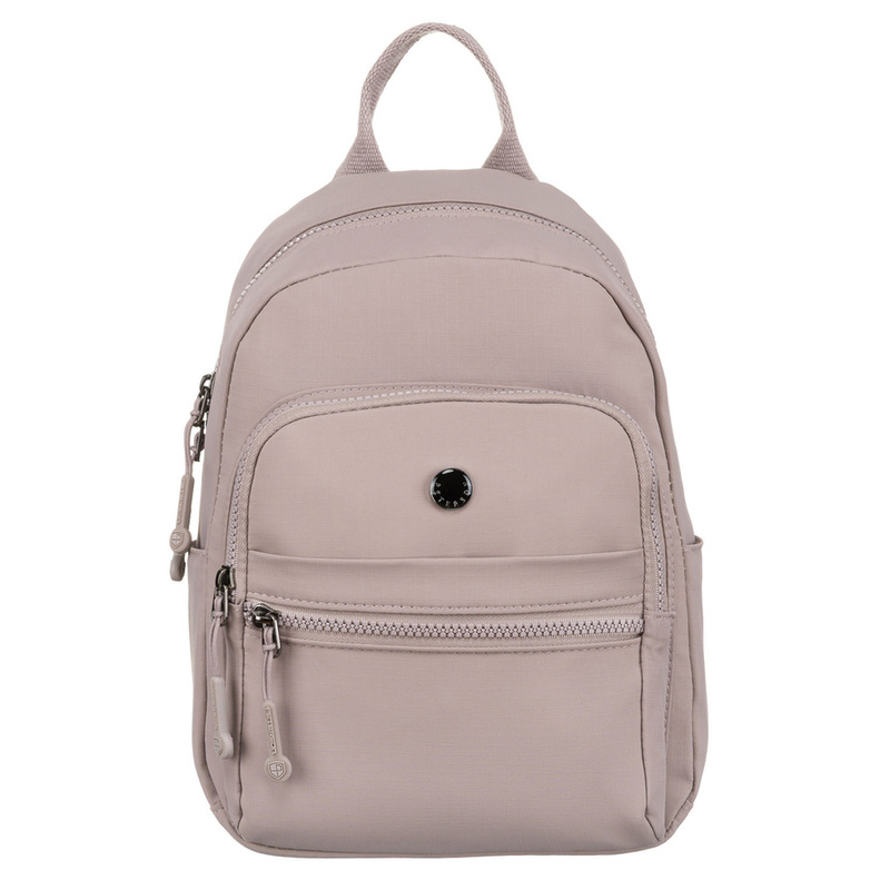 Jednokomorowy plecak damski z poliestru w kolorze lila - Peterson