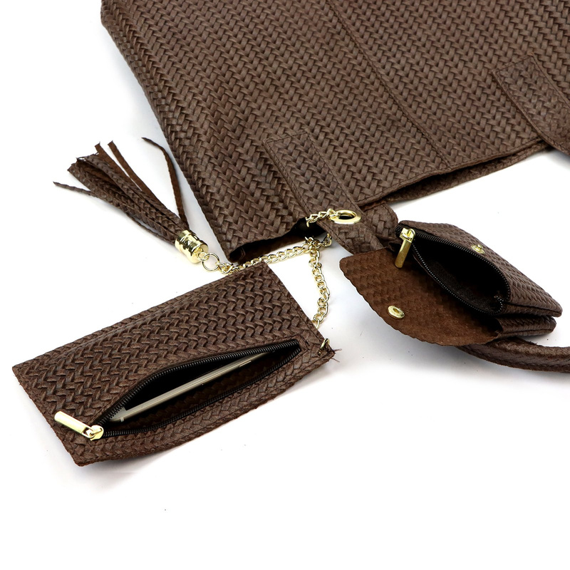 Damska torebka ze skóry naturalnej Luka 26-028 TOREBKA+PORTFEL