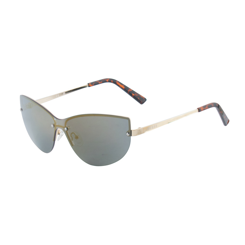 Okulary GUESS GO00007-0032X. Okulary przeciwsłoneczne, Kolor złoty. Kobieta.