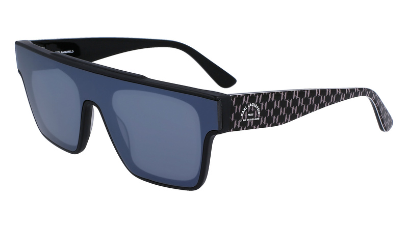 Okulary KARL LAGERFELD KL6090S-002. Okulary przeciwsłoneczne, Kolor czarny. Unisex.