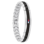 Biżuteria TOMMY HILFIGER 2790643. Bransoletka, Kolor srebrny. Mężczyzna.