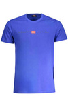NIEBIESKI T-SHIRT MĘSKI Z KRÓTKIM RĘKAWEM NORWEGIA 1963