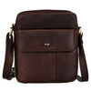 Torba damska listonoszka crossbody ze skóry naturalnej - Peterson