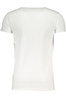 T-SHIRT MĘSKI Z KRÓTKIM RĘKAWEM KLASY CAVALLI BIAŁY