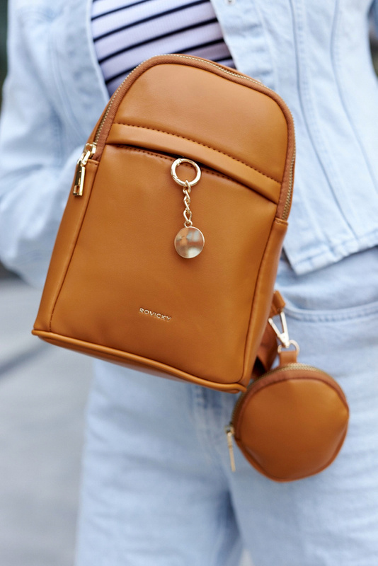 Rovicky Listonoszka Damska Torebka Na Ramię Crossbody Skóra Eko Z Etui