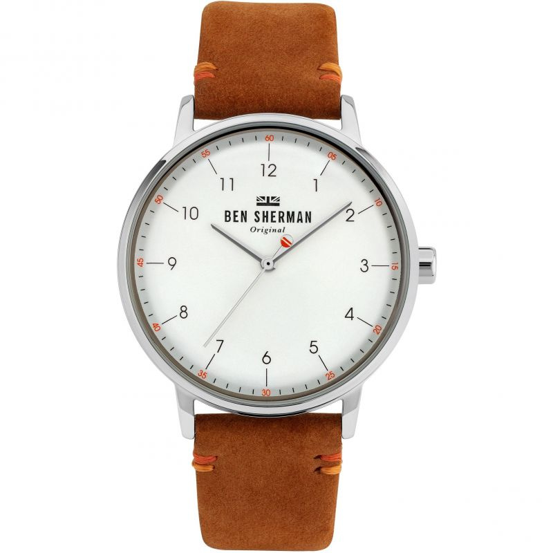 Zegarek BEN SHERMAN WB043T. Kwarcowy, Kolor biały. Mężczyzna.
