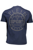 PLEIN SPORT Koszulka Męska T-Shirt Bawełna Nadruk Logo na Plecach