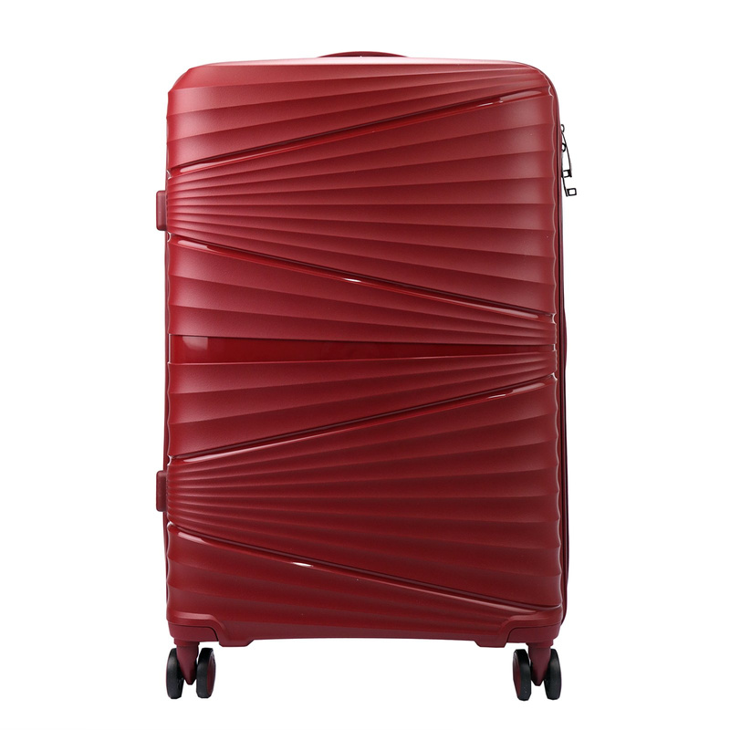 Jony zestaw trzech walizek podróżnych na kółkach z kosmetyczką ABS