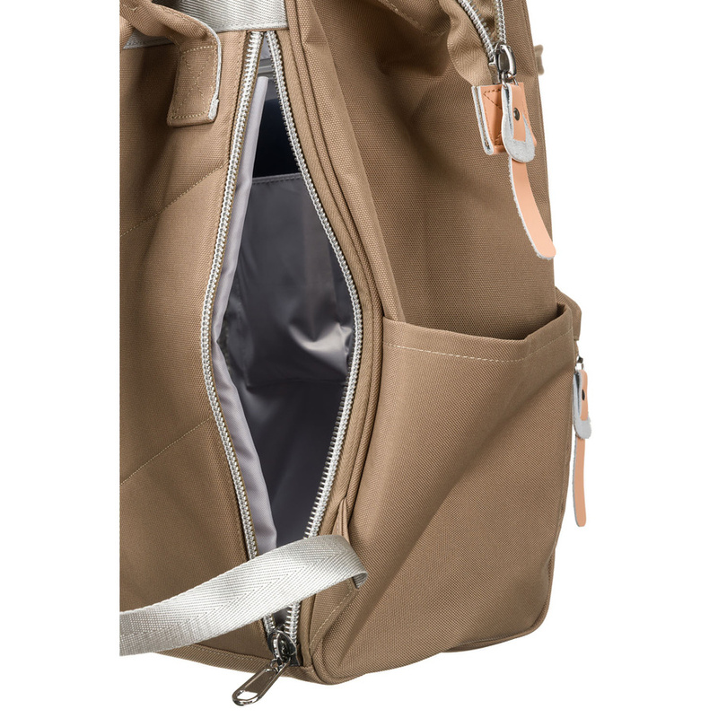 Damski plecak z tworzywa Peterson PTN BETA KHAKI