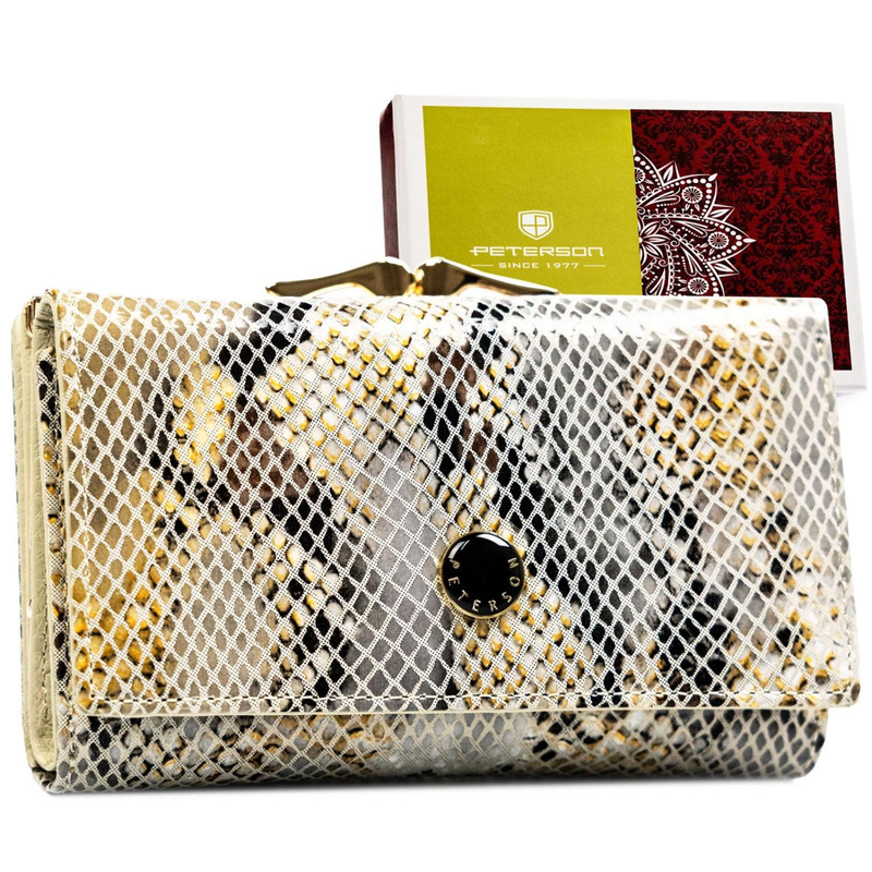 Skórzany damski portfel Peterson PTN 42108-SFL