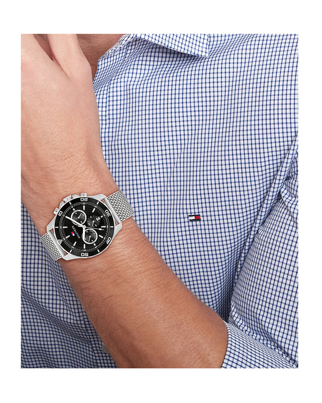 Zegarek TOMMY HILFIGER 1792092. Kwarcowy, Kolor czarny. Mężczyzna.