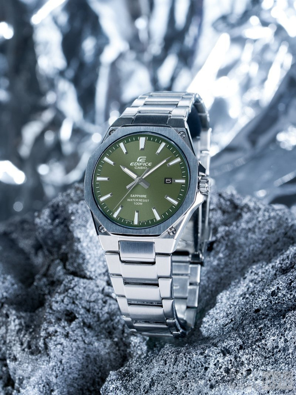 Zegarki marki Casio model EFR-S108D. Kolor Szary, Akcesoria Męskie. sezon: Cały rok